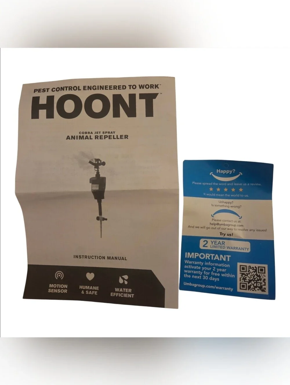 Cobra-Jet Animal Repeller - Black Ultrasonic Pest Deterrent